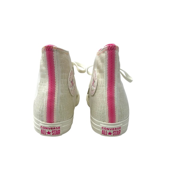 Converse Chuck Taylor High Sneakers Casual Skate Shoe Women Egret Canvas A06865C - Picture 7 of 10